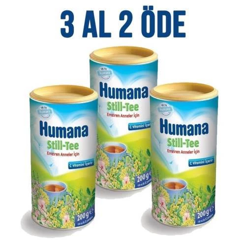 Humana Still Tee 200 gr 3'lü Emziren Anne İçeceği