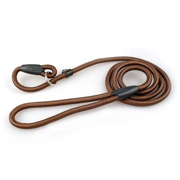 Köpek Boğma Eğitim Tasması Küçük Irk 0.6 Cm Kahverengi - 2