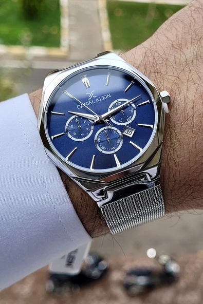 Daniel Klein DKISTE305 Hasır kordon Takvimli Erkek Kol Saati ürün görseli 1