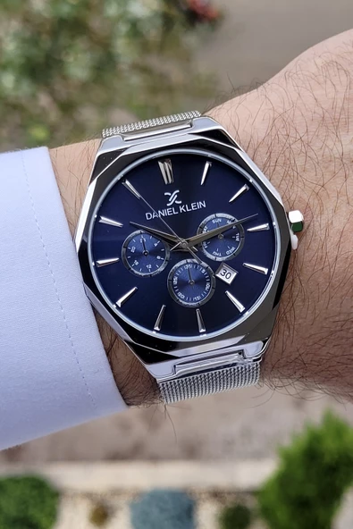Daniel Klein DKISTE305 Hasır kordon Takvimli Erkek Kol Saati - Resim 3