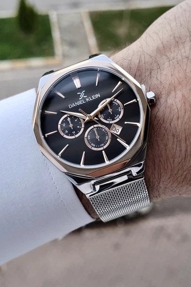 Daniel Klein DKISTE307 Hasır Kordon Takvimli Erkek Kol Saati ürün görseli 1