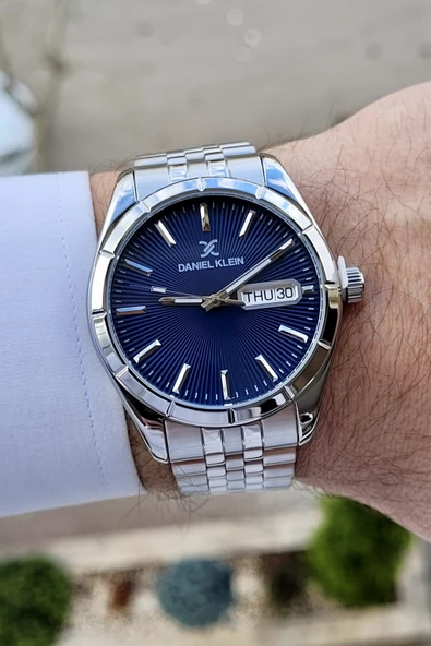 Daniel Klein DKISTE391 Takvimli Ve Gün Foksiyonlu Kadranı Lacivert Renk Erkek Kol Saati - Resim 3