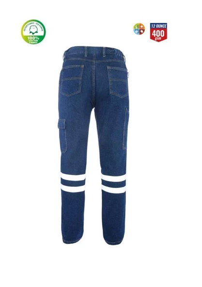 Kot İş Takımı Reflektörlü Pantolon ve Reflektörlü İş Montu Kapitoneli Kışlık Myform Marka 3110-2136 - 8