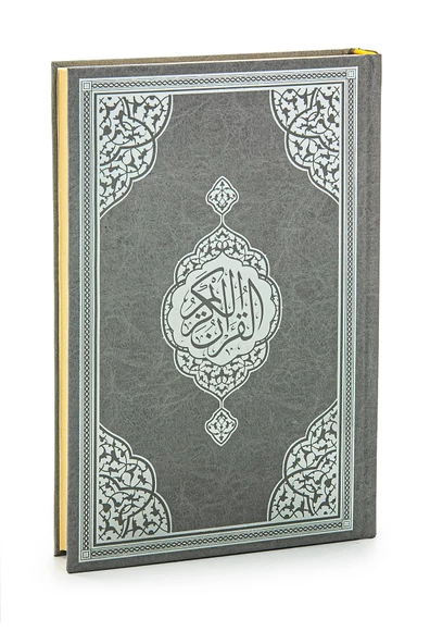 Sıvama Kapak Medine Hatlı Orta Boy Kuranı Kerim - Gri