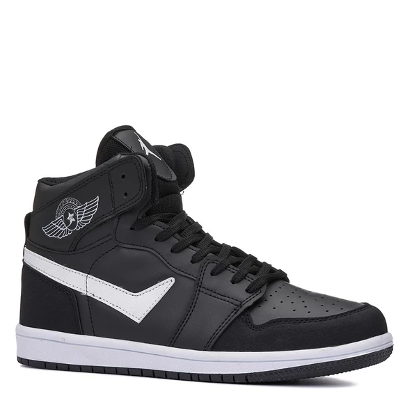 Albishoes Basket Mevsimlik 4 Mevsim Cilt Boğazlı Air Unisex Kadın Erkek Çocuk Spor Ayakkabı