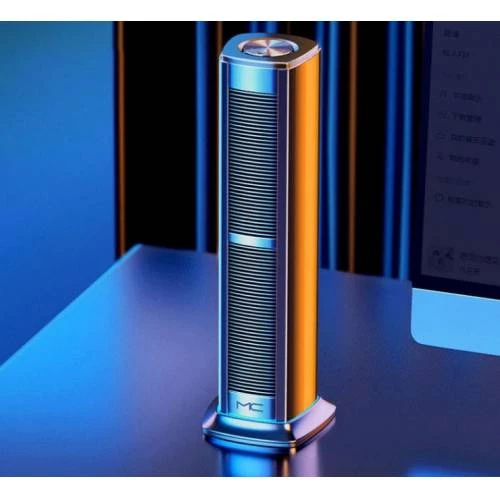 Polham Profesyonel Işıklı Kablolu Masaüstü Hoparlör Speaker Yeni Nesil Tasarım Hoparlör Speaker - 4
