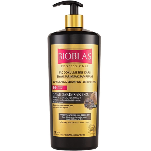 Bioblas Saç Dökülmesine Karşı Siyah Sarımsak Şampuanı 1000 ml 2 ADET - 3