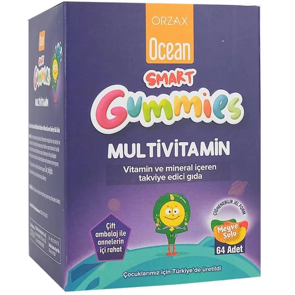 Ocean Smart Gummies Multivitamin 64 Adet Çiğnenebilir Jel Form - 1