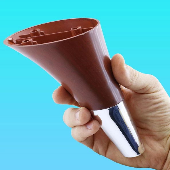 Clara 6'lı Set Mobilya Koltuk Kanepe Baza Yatak Tv Ünite Destek Ayağı 15 Cm Ayakları Kahverengi - Resim 8