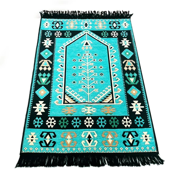 Shark Anadolu Seccade Kilim 12 Turkuaz - 2