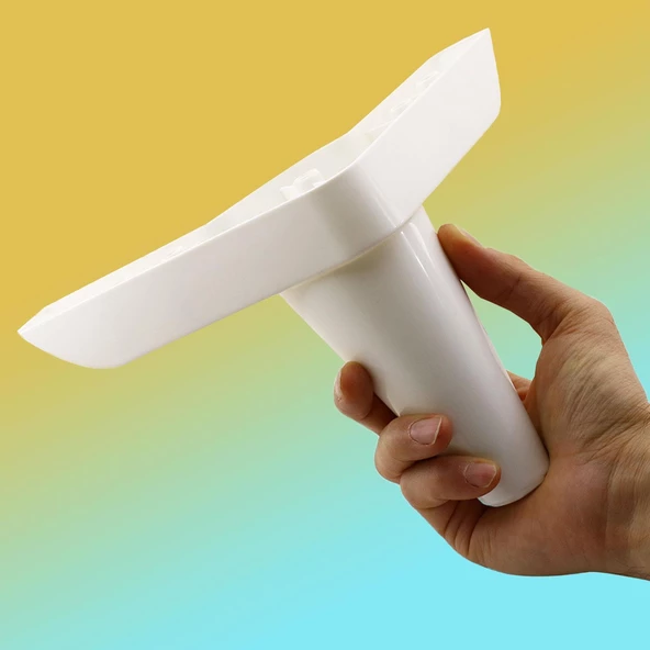 Aspen Lüks Mobilya Kanepe Sehpa Puf Koltuk Ayağı 14 cm Beyaz Baza Köşe Ayak (4 ADET) - Resim 6