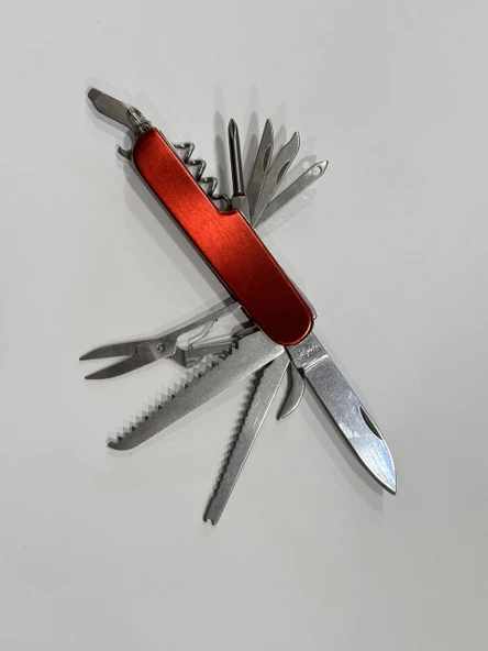 Kaliteli 13 fonksiyonlu Çakı Deprem Çantası ve Kamp İçin İdeal Portatif  Cep Çakısı - 4