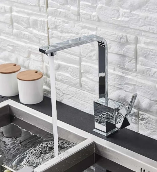 Sardıcı Kare Lavabo Bataryası Gordon Series Tam Takım 5 Yıl Garantili - 2