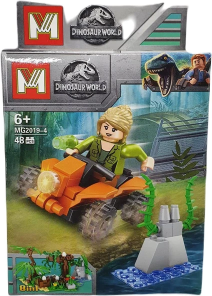 Dinosaur World Dinazor Lego Seti 48 Parça - MG2019-4 - 2