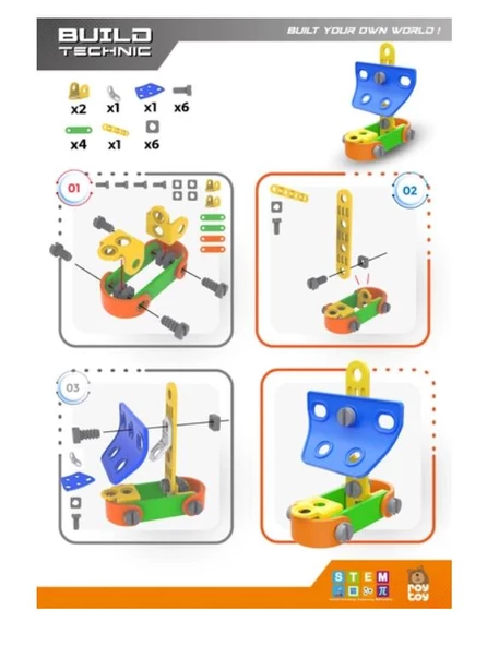 Sök Tak 22 Parça Yelkenli Build Technic - 4100101-2-22 - 2