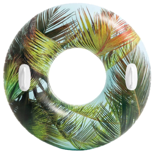 Tutunmalı Transparan Çiçekli Simit 97 Cm İntex - 58263 - 4