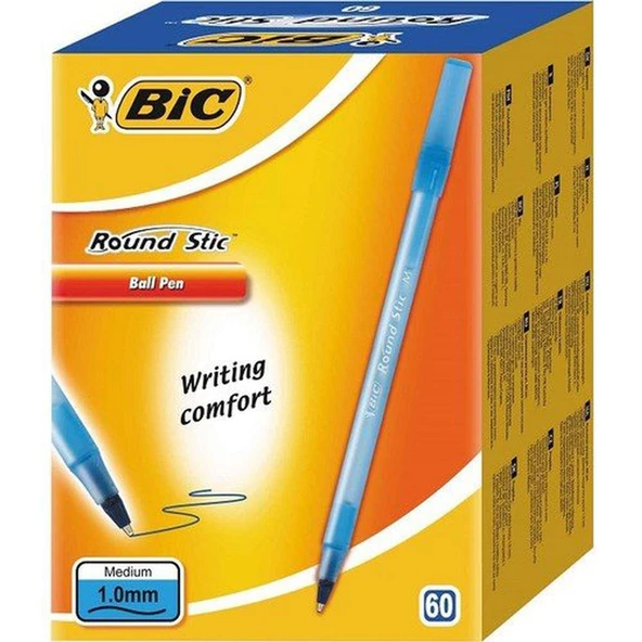 BIC TÜKENMEZ KALEM MAVİ 60 LI 918519-951434 1 Adet