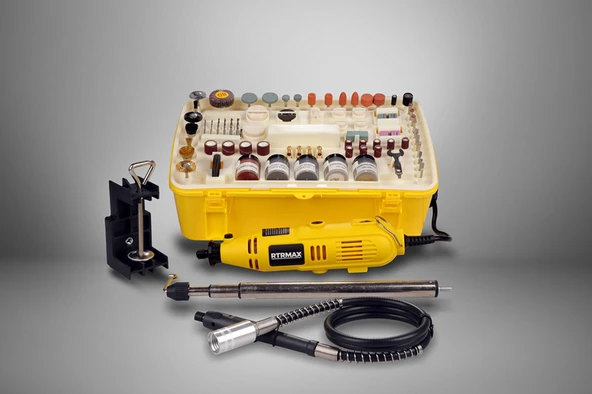 RTRMAX RTM132 MİNİ TAŞLAMA GRAVÜR SETİ 135W 218PCS - 2