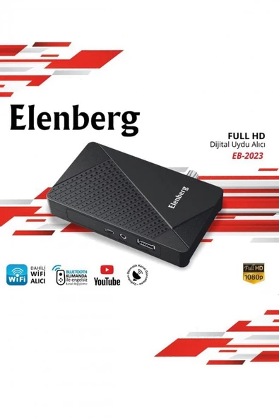 Elenberg Çanaklı Çanaksız İnternet Tv Destekli Ömür Boyu Free IPTV Hediyeli Bluetooth Kumandalı Full HD Uydu Alıcı - 3