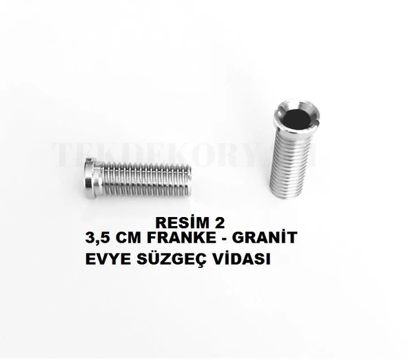TEKA FRANKE EVYE SİFON TAKIMI YEDEK PARÇA - 3