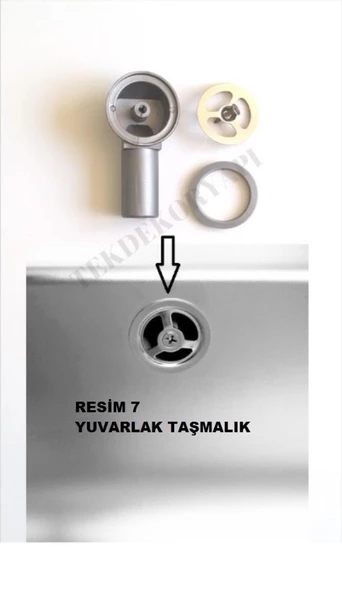 TEKA FRANKE EVYE SİFON TAKIMI YEDEK PARÇA - 8