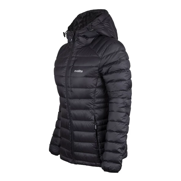 Evolite DownTouch Bayan Kaz Tüyü Mont - Siyah - Resim 3