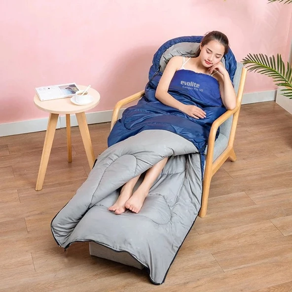 Evolite Camper Pro SQ Birleştirilebilir 2 Kişilik Uyku Tulumu - 3