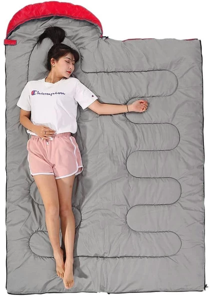 Evolite Camper Pro SQ Uyku Tulumu 0ºC - Kırmızı - 3