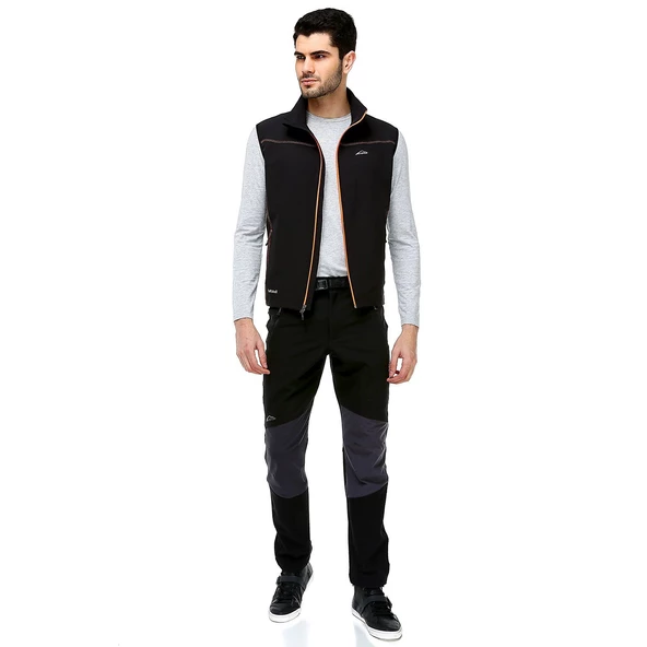 Evolite Point Softshell Bay Pantolon - Siyah/Gri - Resim 4