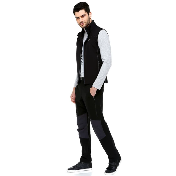 Evolite Point Softshell Bay Pantolon - Siyah/Gri - Resim 2