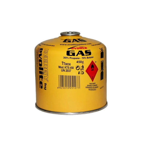 Evolite Butane Propane Vidalı 450 Gr. Ocak Kartuşu - 2