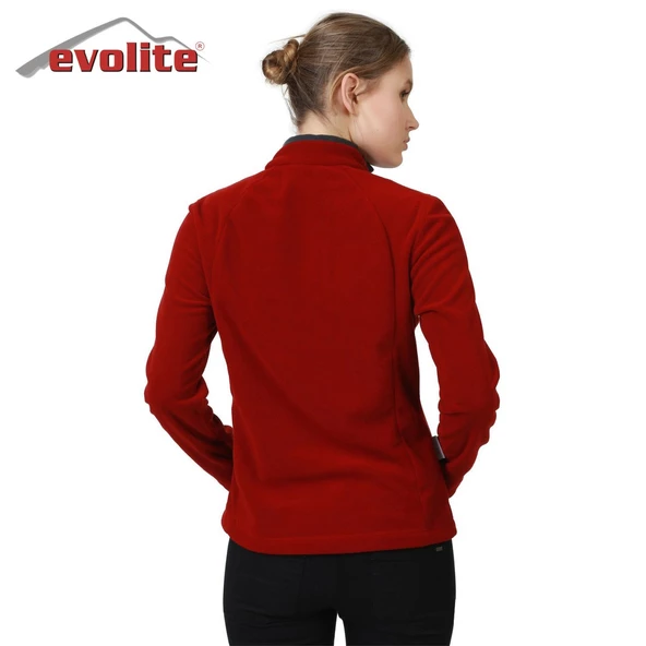 Evolite Fuga Bayan Mikro Polar Sweater - Bordo - 3