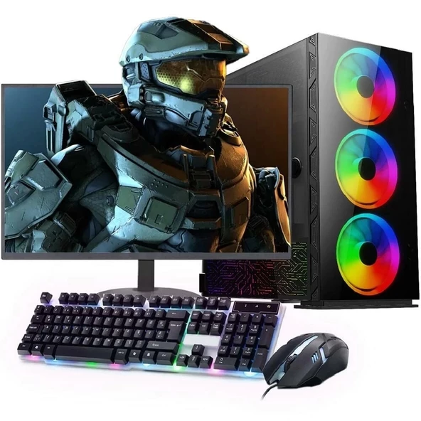 ROGAME RKT660370 INTEL I5 13400F 16GB 240SSD 1TB HDD 4GB GTX1650 24" Mon. (Gaming SET)