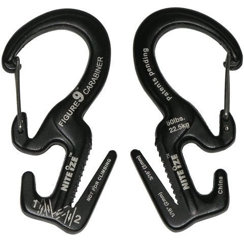 Nite-ize Figure 9 Carabiner Small Black - Resim 4