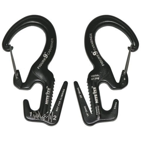 Nite-ize Figure 9 Carabiner Large Black With - Resim 2
