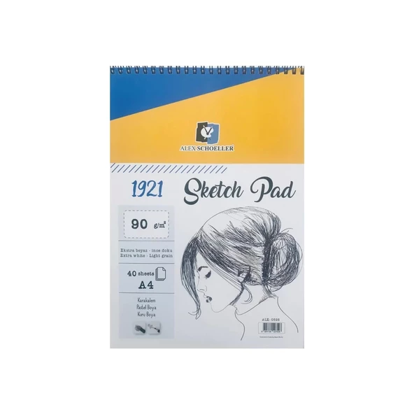 ALX.A4 90 GR SPR SKETCHPAD 40.LI ALX0526 A4