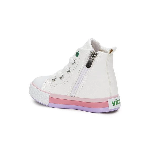 Vicco Roro Çocuk Renkli Taban Fermuarlı Boyunlu Spor Ayakkabı 925.22K.210 - 4