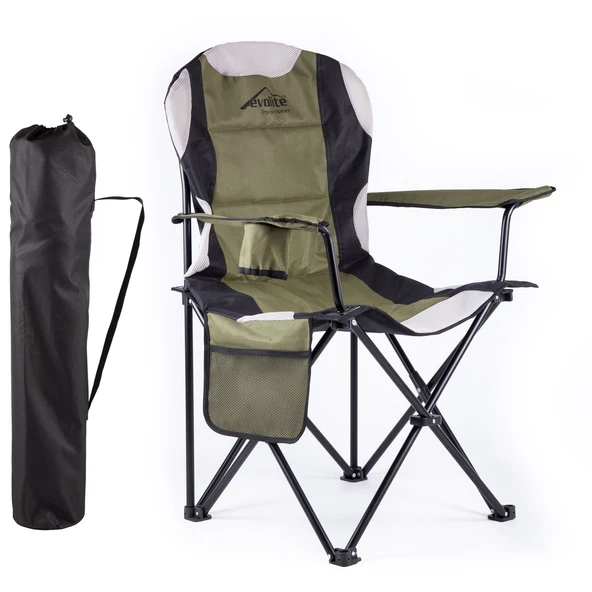 Evolite Nature Katlanabilir Kamp Sandalyesi - Haki - 2