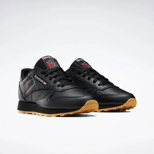 Reebok Classic Leather Siyah Unisex Sneaker 100008493 - Resim 2