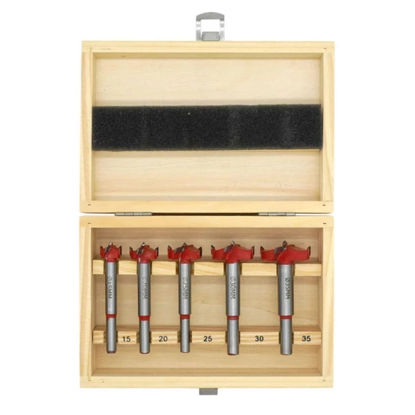 Topshop 5 Parça Mumluk Menteşe Açma Freze Bıçağı Uç Seti TH03037 - 4