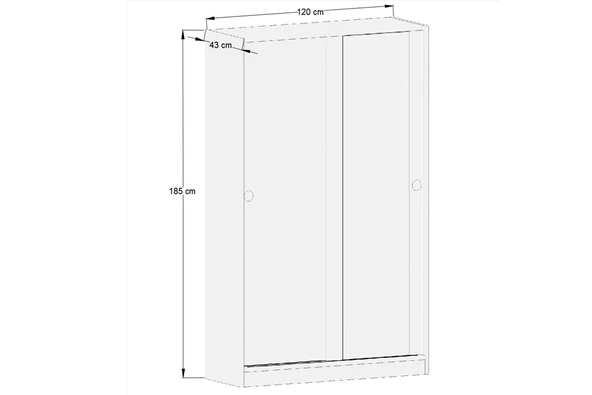 abre vm-300 BEYAZ-ANTRASİT portmanto vestiyer ayakkabılık - 5