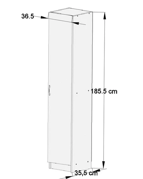 ABRE vm-37 BEYAZ ÇOK AMAÇLI DOLAP - 5