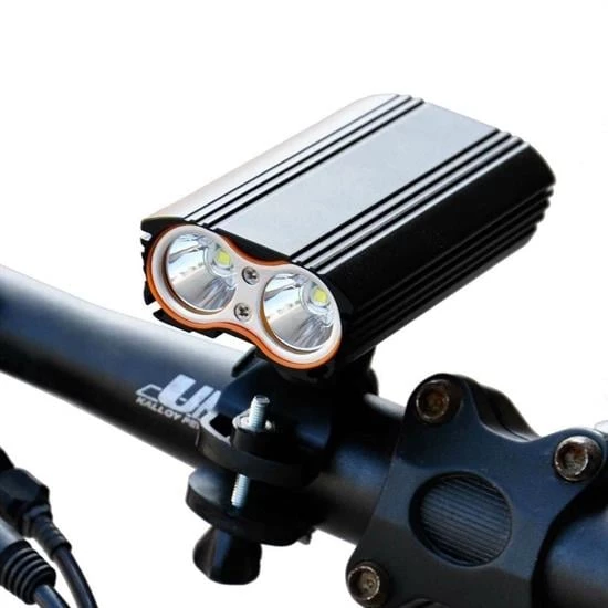 BUFFER® Şarj Göstergeli Uzun Menzil Su Geçirmez LED Bisiklet Feneri 1600 Lumen - 6