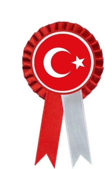 yıldızkurdelaankara Türk Bayragı Kokart (100 Adet) - 2