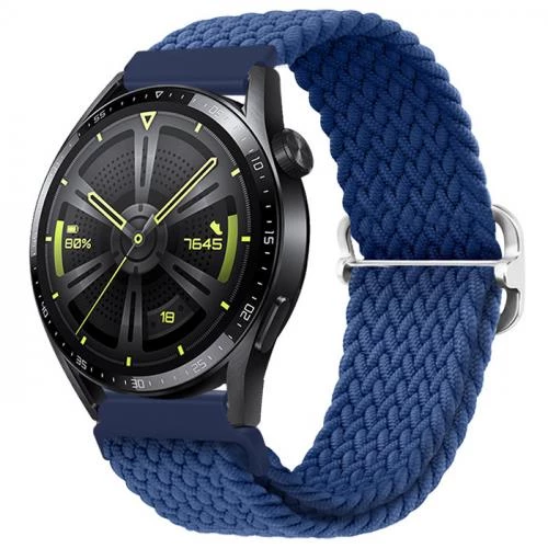 Polham Samsung Gear S3 Watch 4 22MM ve Samsung GT2 GT2E 46MM Uyumlu Elastik Ultra Hafif Şık Kayış, - 6
