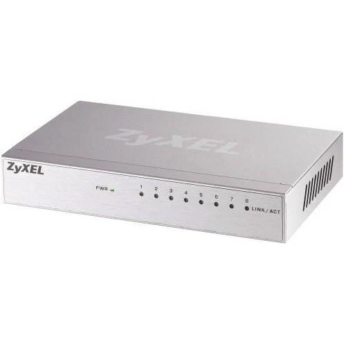 ZyXEL 8port GS-108B GIGABIT Yönetilemez Switch Masaüstü Çelik Kasa