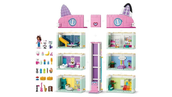LEGO Gabby#s 10788 Dollhouse (498 Parça) - Resim 3