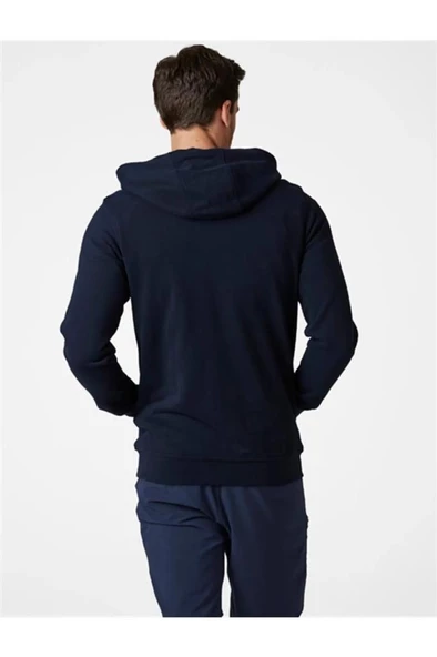 Helly Hansen Hh Hh Logo Full Zip Hoodie Erkek Kapüşonlu Tam Fermuarlı Sweatshirt HHA.34163-597 - Resim 4