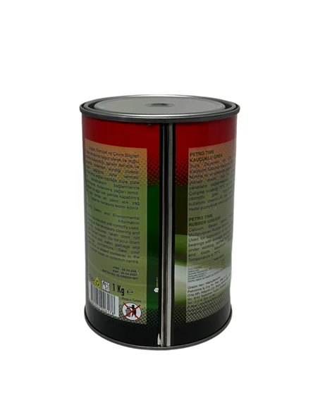 Petro Time Yeşil Kauçuklu Gres Yağı Katı 1 Kg. - 2