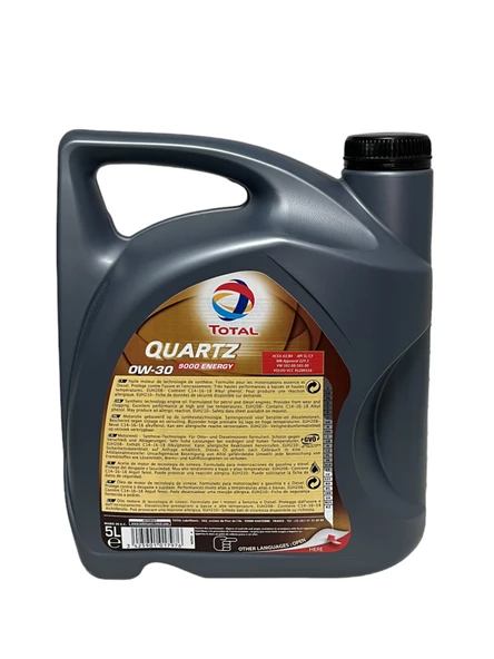 Total Quartz 9000 Energy 0W-30 Tam Sentetik Motor Yağı 5 Litre - 3